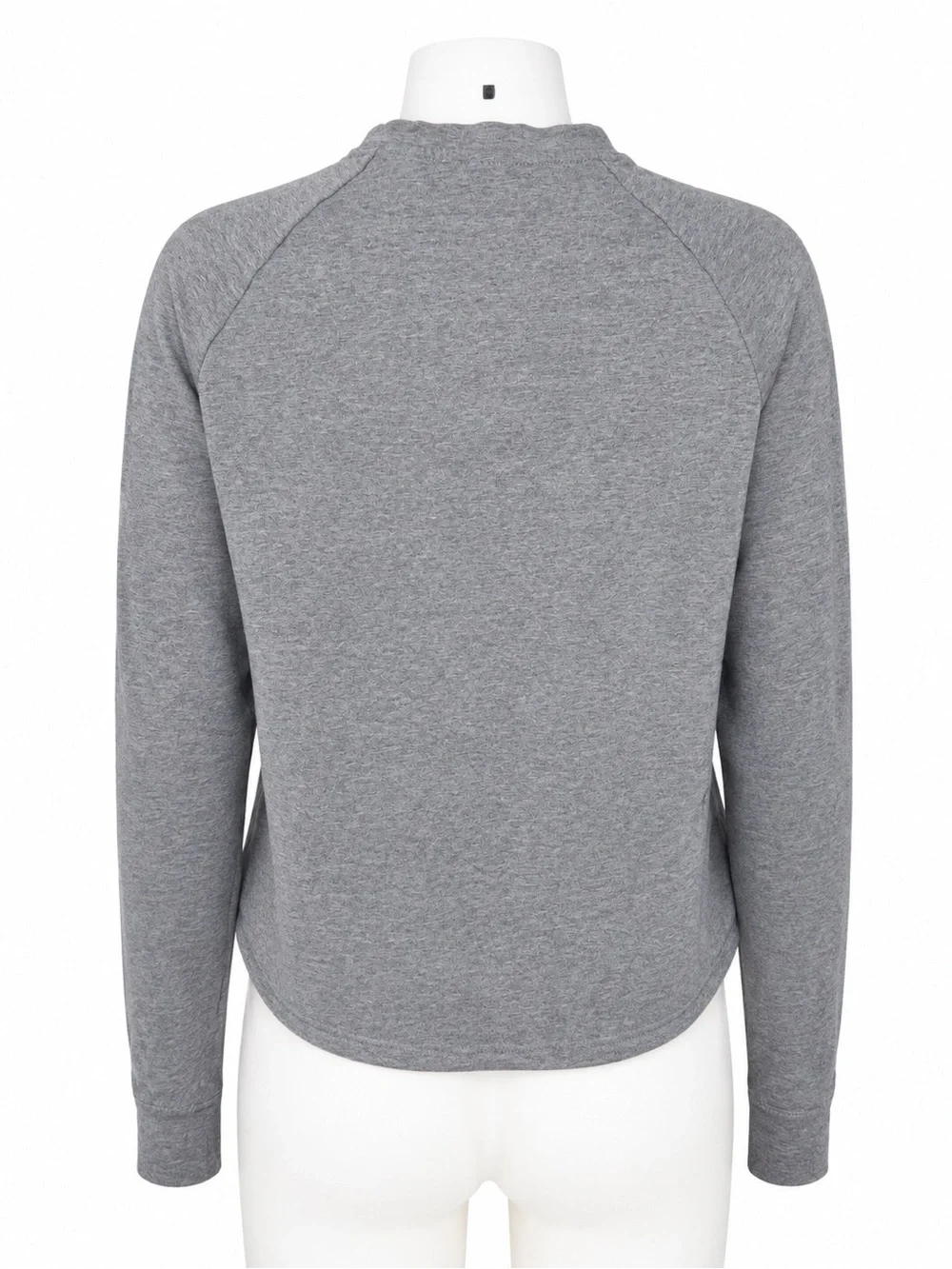 Armani Jeans Women’s L Gray Rhinestone Eagle Logo Raglan Sweatshirt